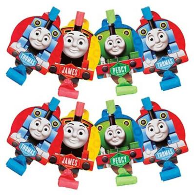Amscan Thomas The Tank 8 Pz Trombette Festa di Compleanno Forniture Corna Regalini 