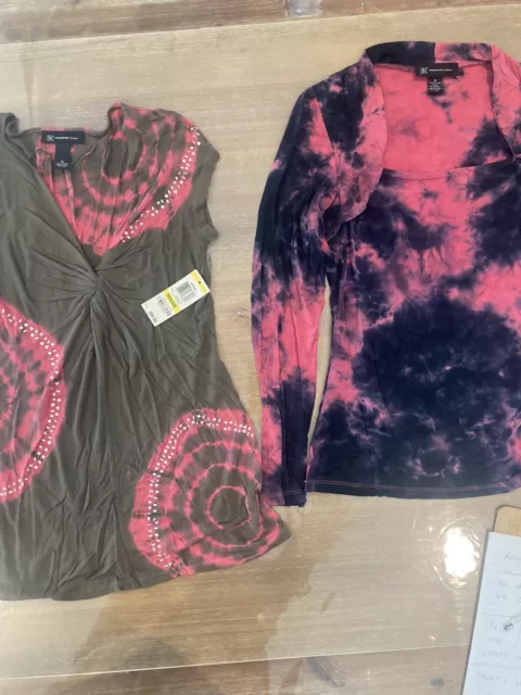 5 Tops By Inc International Concepts Tie Dye Tops Sz Medium 2