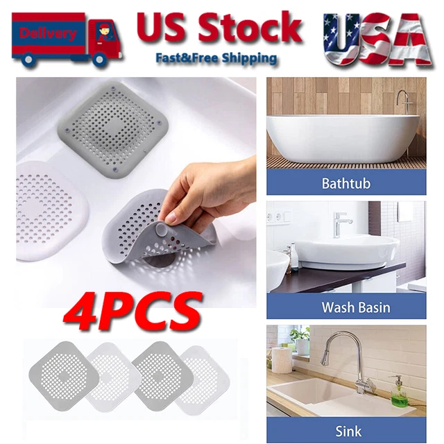 BATHROOM DRAIN HAIR Catcher Bath Stopper Plug Sink Strainer Filter