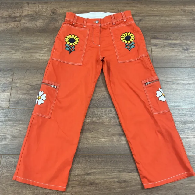 Pantaloni Stella Mccartney Bambini Corallo Brillante / Cerniera Arancione Floreale 12 Anni