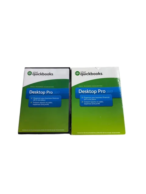 BRAND NEW! - Intuit QUICKBOOKS DESKTOP PRO 2017 SEALED = NOT A SUBSCRIPTION =