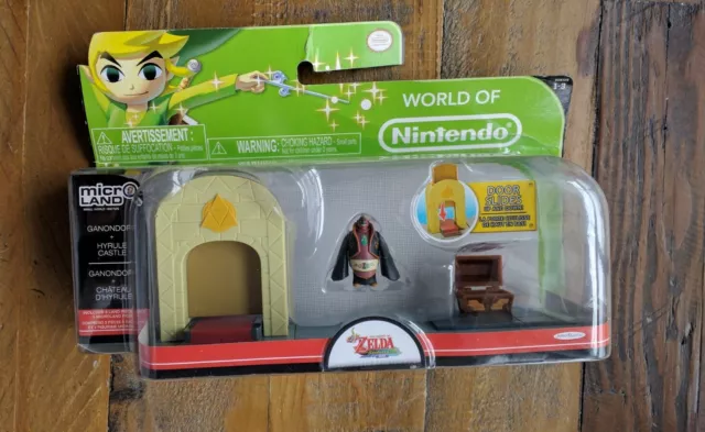 NEW ✹ WORLD OF NINTENDO TOY ACTION FIGURE ✹ Zelda Ganondorf Hyrule Castle JAKKS