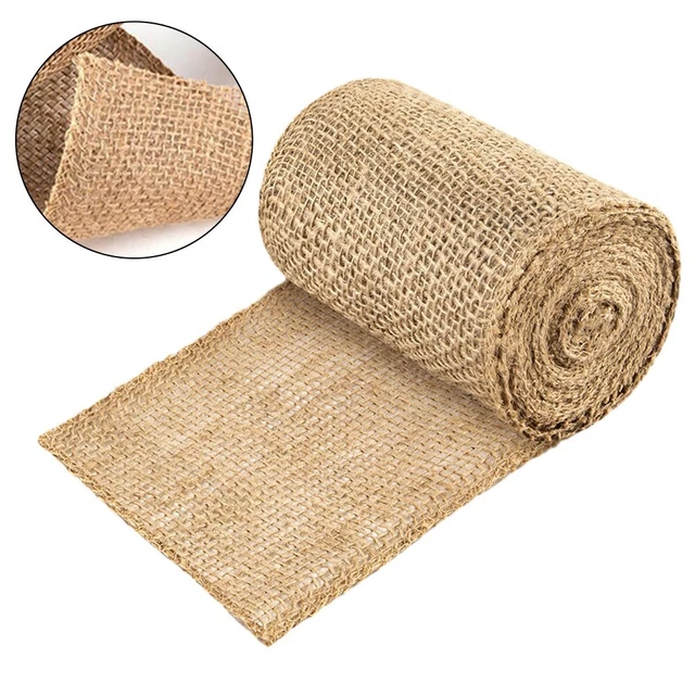 Enveloppe d'arbre de jute pour protection et décoration des plantes d'hiver 19