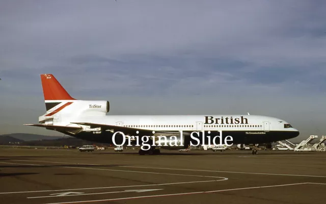 Flugzeugrutsche - British Airways L.1011 Tristar G-BBAF - 1982 (B112)