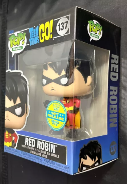 Funko Pop! Digital Teen Titans Go - Red Robin #137 LE 1800 2
