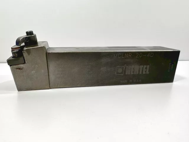 HERTEL MCLNR 20-4D Used Lathe Tool Holder 1.25" Shank 1pc