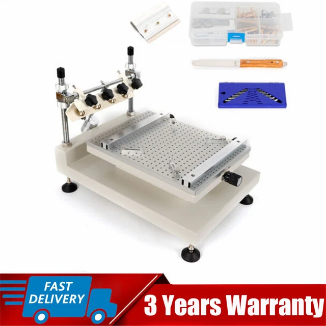 3040 Solder Paste Printer PCB SMT Manual Stencil Printing Platform 300mm × 400mm