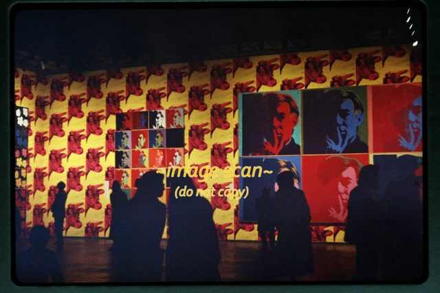Andy Warhol Art at Whitney Museum, New York City NYC, Duplicate Slide d30b