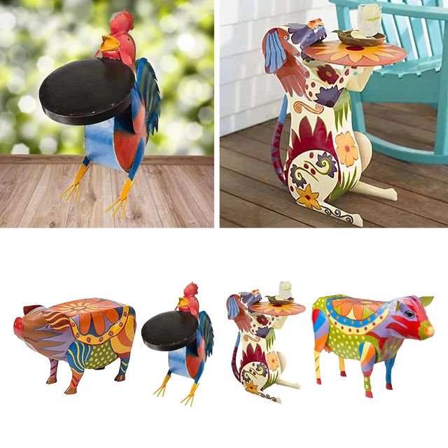 Unique Farm Animal Statue Sculpture Patio Lawn Courtyard Decor Garden Decor