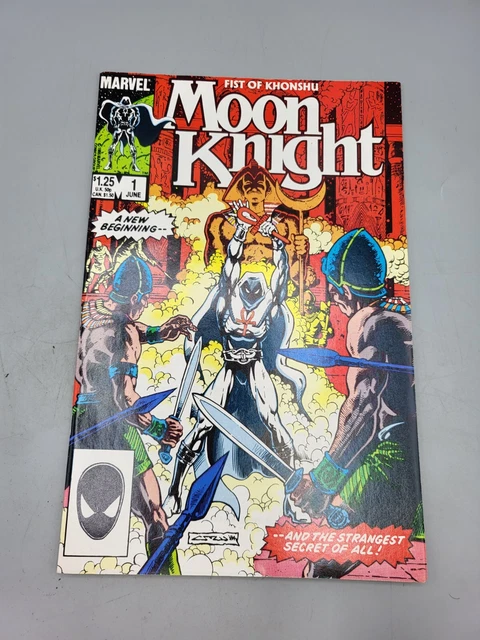 Moon Knight Vol 2 #1 June 1985 Night Of The Jackal Illustrated Marvel Comic Book