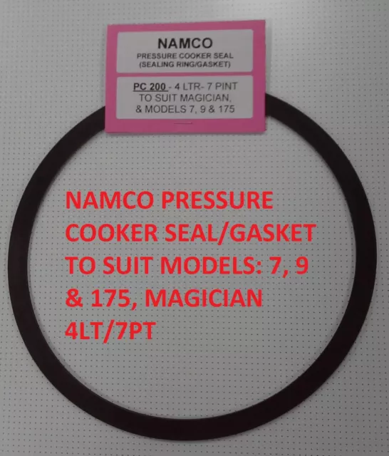 Namco Pressure Cooker Seal PC200, 4LTR/7PNT MAGICIAN, MODELS 7, 9 & 175