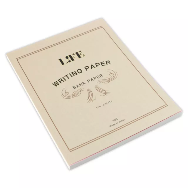 LIFE Bank paper writing paper A4 T25 Japan Import New