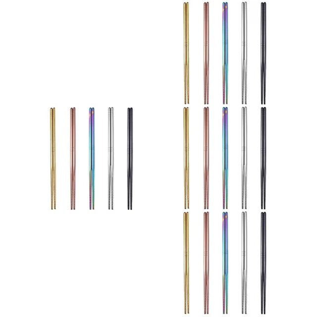 20 paia di bacchette antiscivolo squisite bacchette regalo decorativo