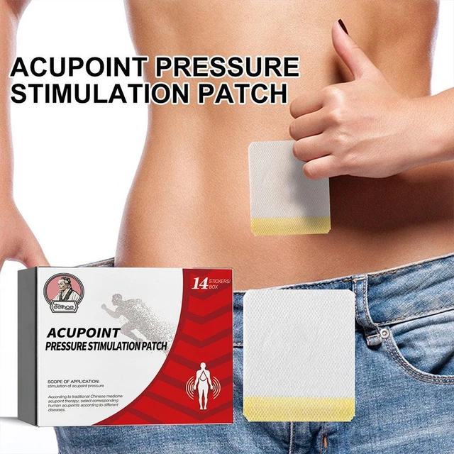 14 pz Huatangxiao stimolazione pressione agopunto, adesivo agopoint Regno Unito nuovo