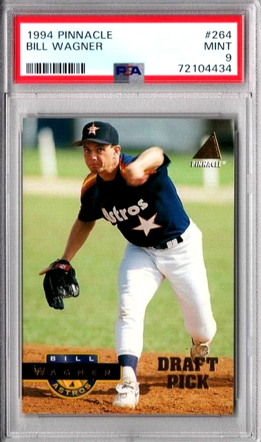 Billy Wagner Rookie 1994 Pinnacle #264 Astros RC PSA 9 Mint Low POP HOF! Billy Wagner Rookie 1994 Pinnacle #264 Astros RC PSA 9 Mint Low POP HOF!