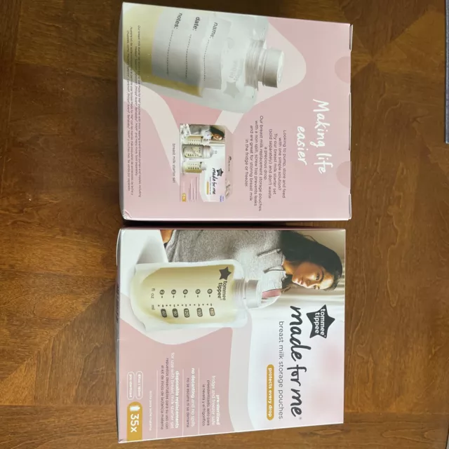 Tommee Tippee Pump and Go Breast Milk Storage Bags, For Storing and Freezing