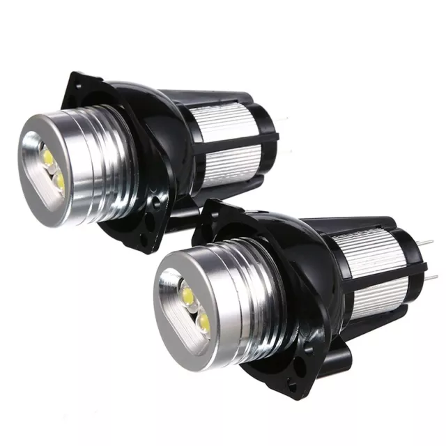 2X(2X Led Ojo De Angel Bombilla Luz De Marcador De Anillo Halo 20W Para  E94586