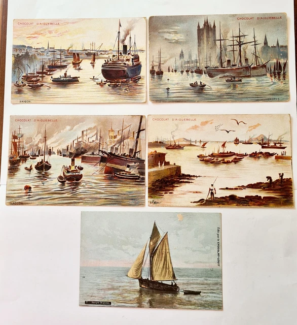 Lot De 8 Cartes Postales – Reproduction Affiches Publicitaires Anciennes – Bon état