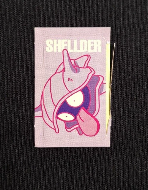 SHELLDER POKEMON DAI Zukan Pokedex Sticker Seal Vintage 1998 Bandai ...