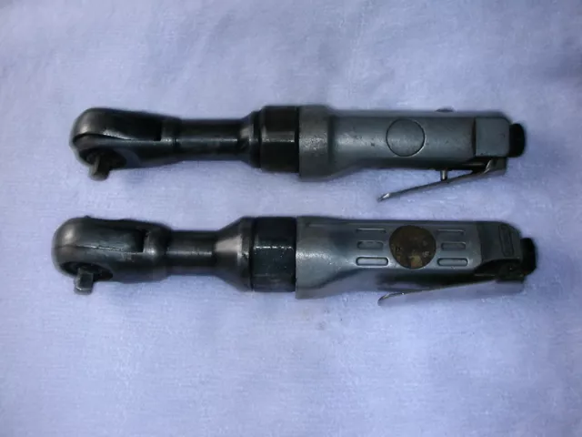 Two 3/8 Air Ratchets Repair or Parts a Hardware Professional and a 8909 Taiwan