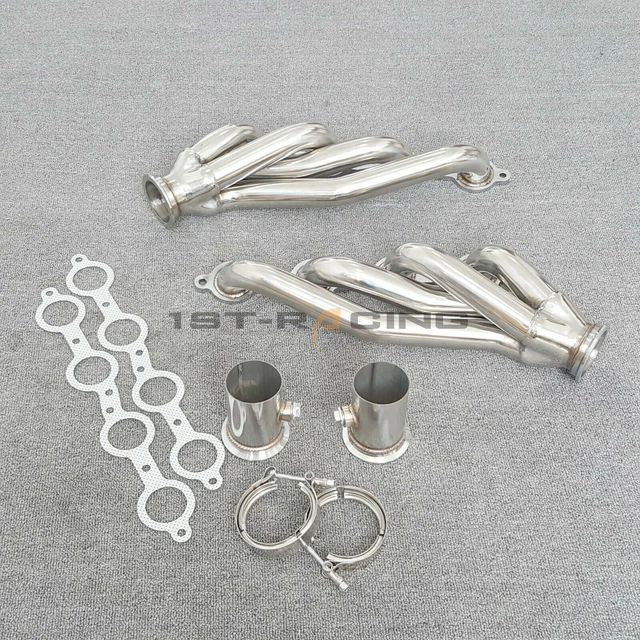 1st-racing Stainless Steel Exhaust Headers For GMC Jimmy SUV LS1 LS2 LS3 V8