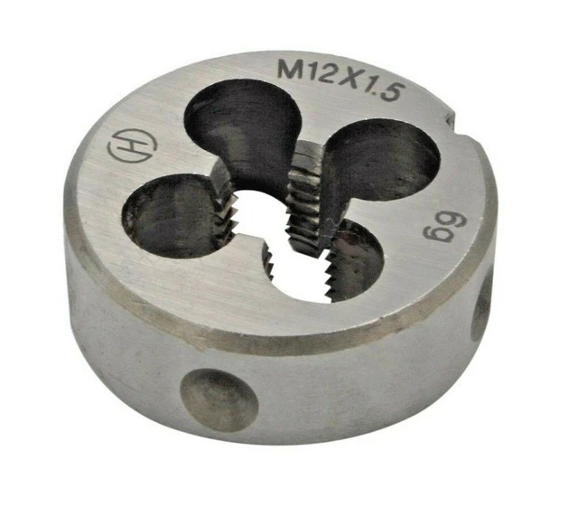 Right Hand Metric Die M12 x 1.5 Thread HSS