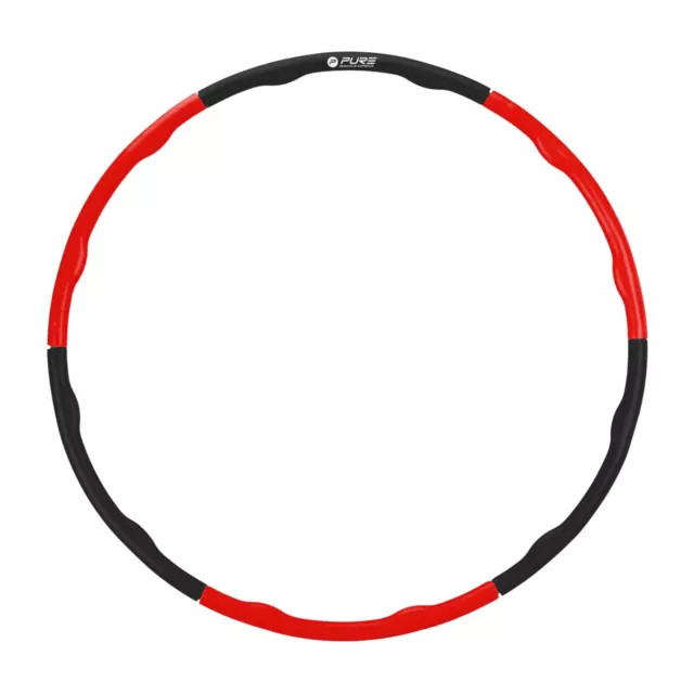 P2I Fitness Hoop Reifen Bauchtrainer 1 - 1,2kg Schaumstoff 6-teilig Gymnastik 2