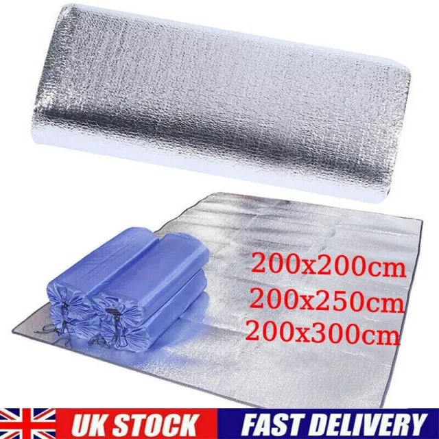 Large Folding Waterproof Aluminum Foil EVA Camping Mat Sleeping Picnic Mattress