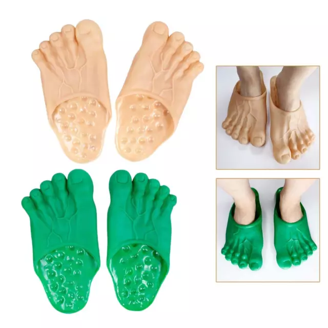 Big Toe Slippers Fake Feet Shoes Halloween Costume Accessories for Children