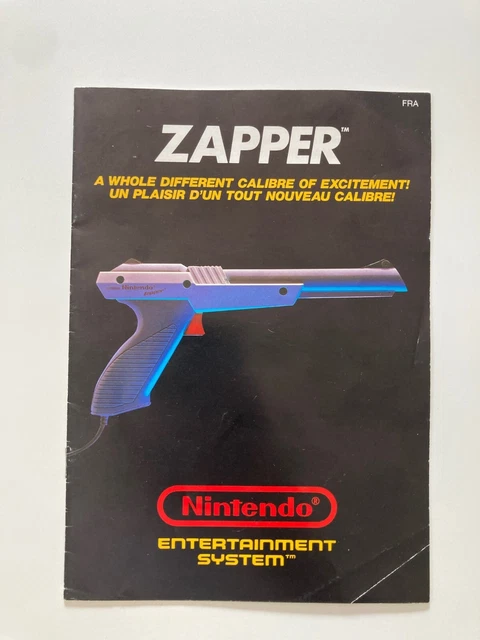 Zapper NES Gris Avec Jeu Duck Hunt - Nintendo, Bon état