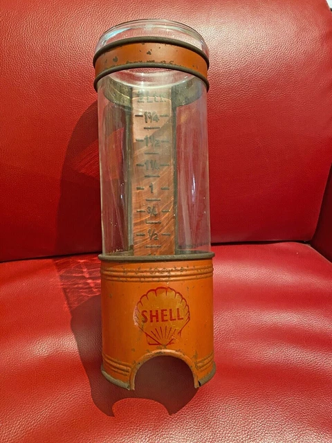 Shell Benzin - Antike Abfüll Vorrichtung um 1920 - komplett original !!!