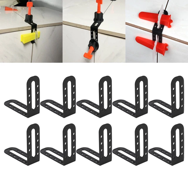 25 Pz Livellatore Dell'angolo Di Livellamento Delle Mattonelle Fai Da Te