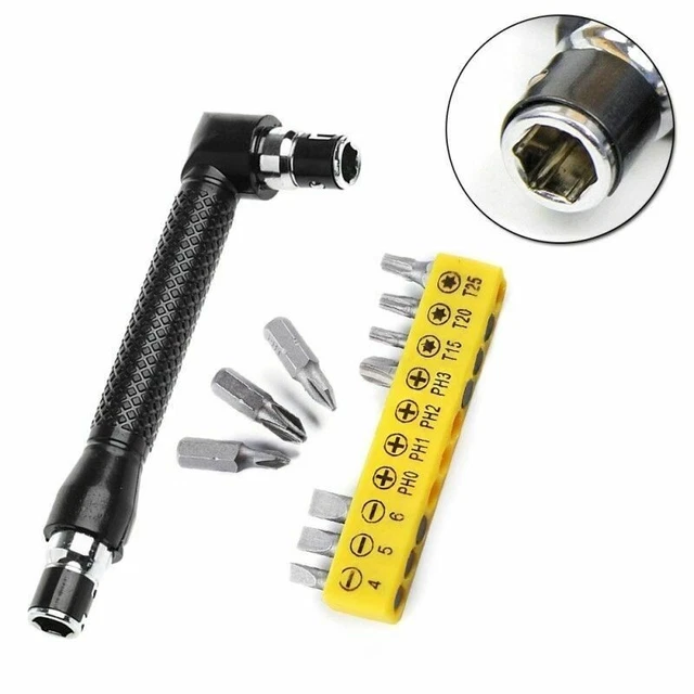 U-M 1 lot de mini tournevis multifonction EDC en acier inoxydable en forme de clé fendue porte-clés outil de réparation de poche