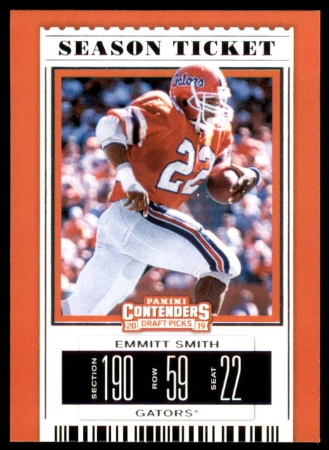 2019 Panini Contenders Draft Picks #37 Emmitt Smith