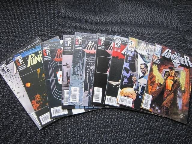 Punisher comic lot - Marvel Knights #1 and up