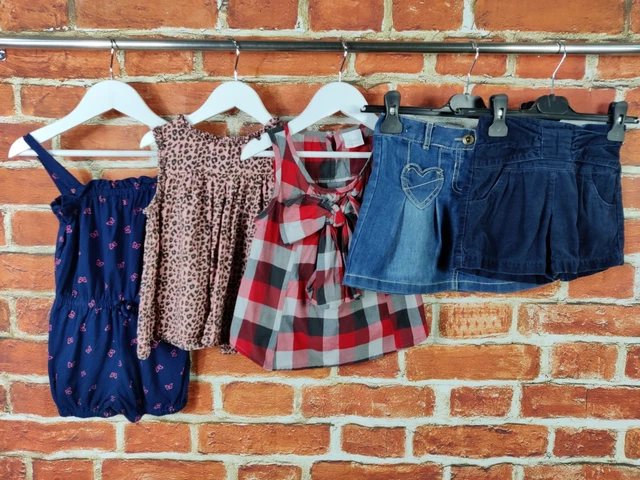 Girls Bundle Age 3-4 Years Next Gap Denim Skirt Summer Top Playsuit Kids 104Cm
