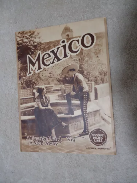 Vintage Railroad Missouri Pacific Lines Booklet The Sunshine Special