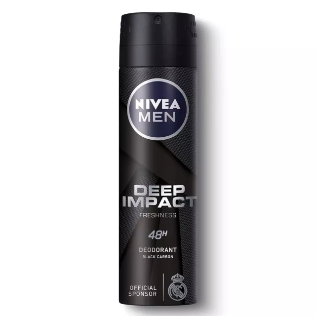 Nivea Deep Impact Freshness Deodorant für Männer 150 ml kostenloser Versand