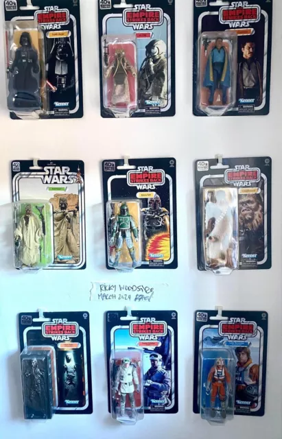 Star Wars - 40th Anniversary black series 6 inch bundle of 18 Figures 2