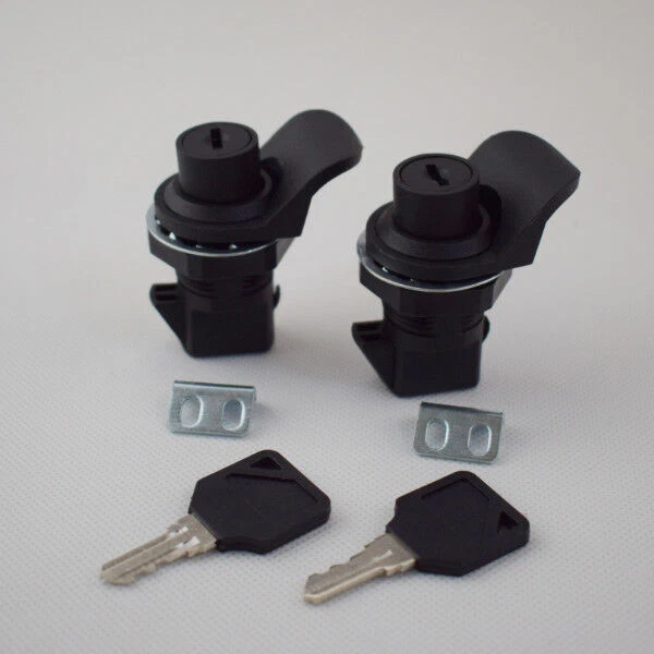 2× Push Button Latch Replace Fit For Southco 93-303 Glovebox Lock Boat W/Keys US