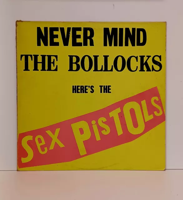 Sex Pistols Never Mind the Bollocks A2 B3 Vinyl Record LP Punk Plain Rear Sleeve