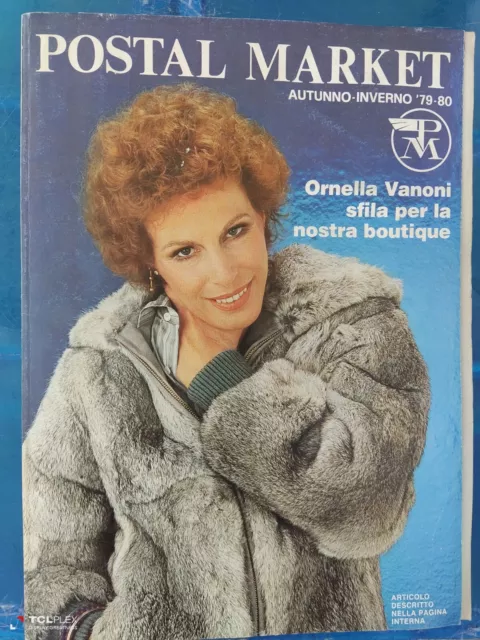 Postalmarket 39 catalogo Ornella Vanoni sfila .. Autunno Inverno '79 - 80