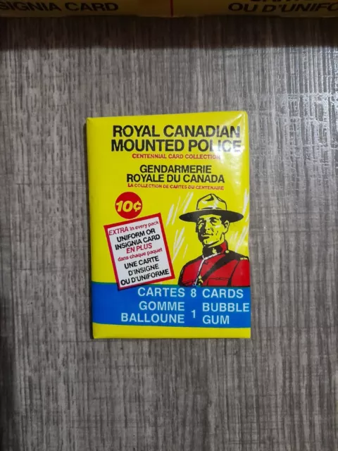 1974 OPC Royal Canadian Mounted Police Wax Pack