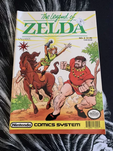 Link The Legend Of Zelda Valiant Vol. 1 No. 2 1990 Nintendo Comics System