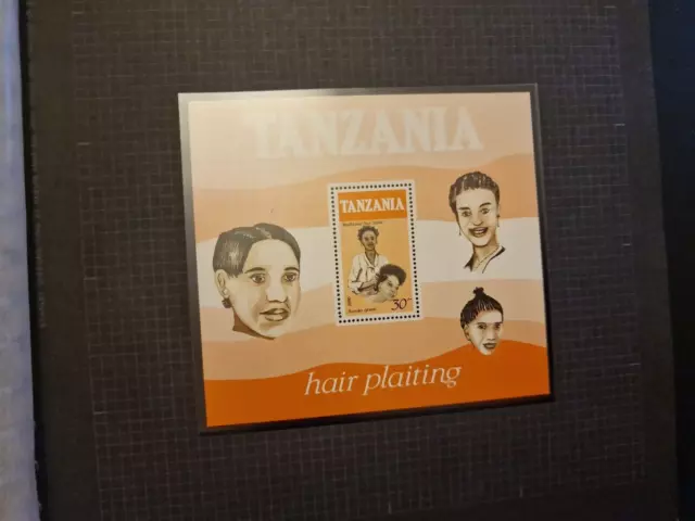 Tanzania 1987 Sg Ms516 Traditional Hair Styles Mnh
