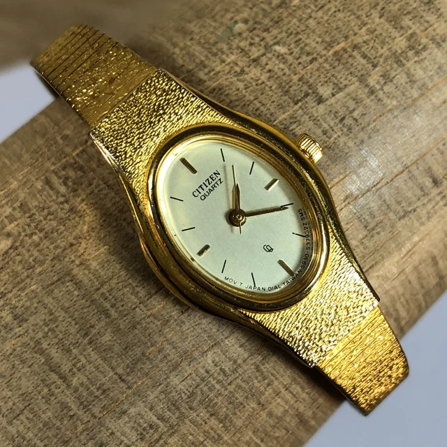 VINTAGE CITIZEN WOMENS Petite Dress Cocktail Oval Face Watch EUR