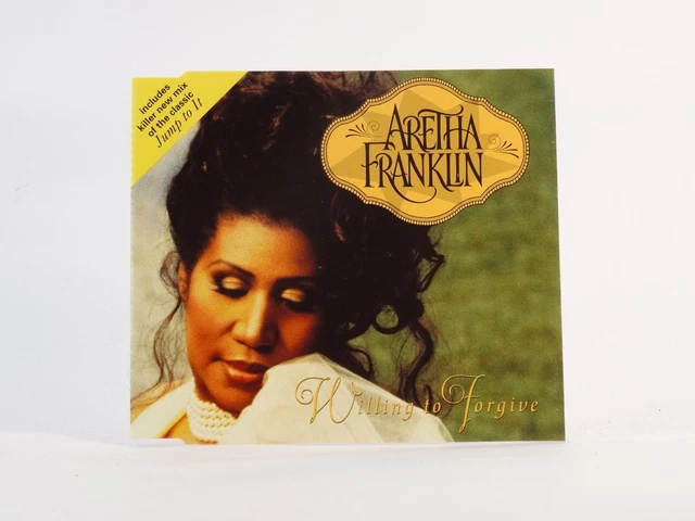 ARETHA FRANKLIN WILLING TO FORGIVE (K71) 3 Track CD Single plus