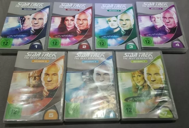 Star Trek - The Next Generation Staffel 1 bis 7 komplette Serie auf DVD deutsch