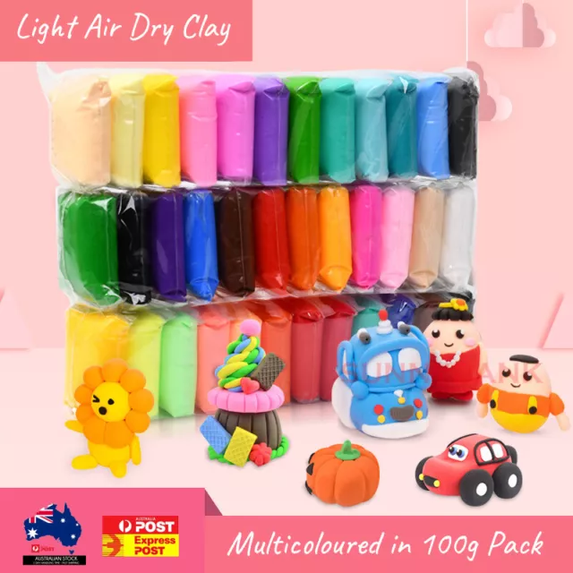 AIR DRY CLAY LARGE REFILL Soft Clay Super Light Modeling Air Clay Craft  AUSSIE