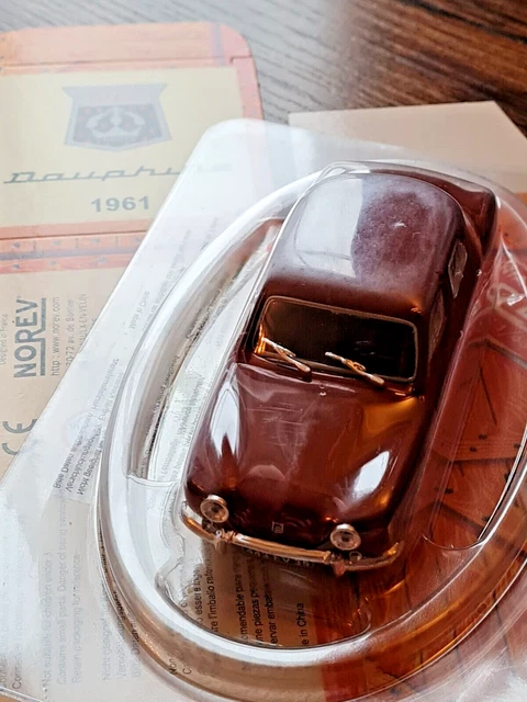 OPO 10 - Miniature Car Reproduced In 1/24 Scale Compatible With Renault Dauphine 1961 -PTVQ15 - Foto 4